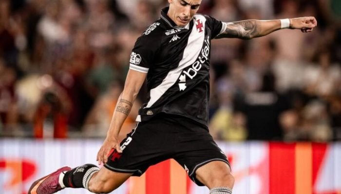 O jogador uruguaio chegou ao clube em janeiro de 2023, vindo do Nacional,de Montevidéu - Foto:...