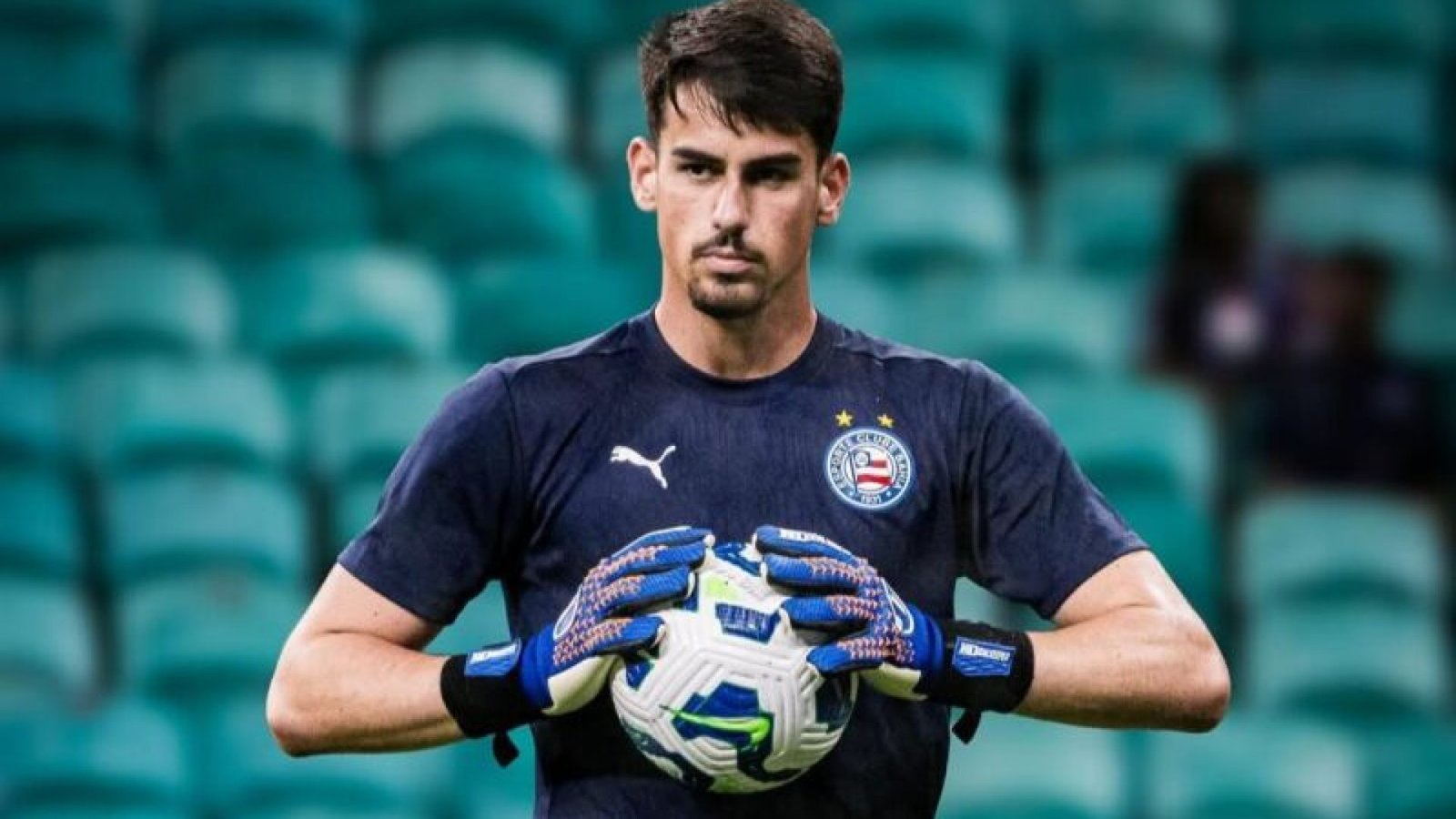 Gabriel Souza, goleiro do Bahia, tem pré-contrato com o Santa Cruz  - Foto: Reprodução/@gole...