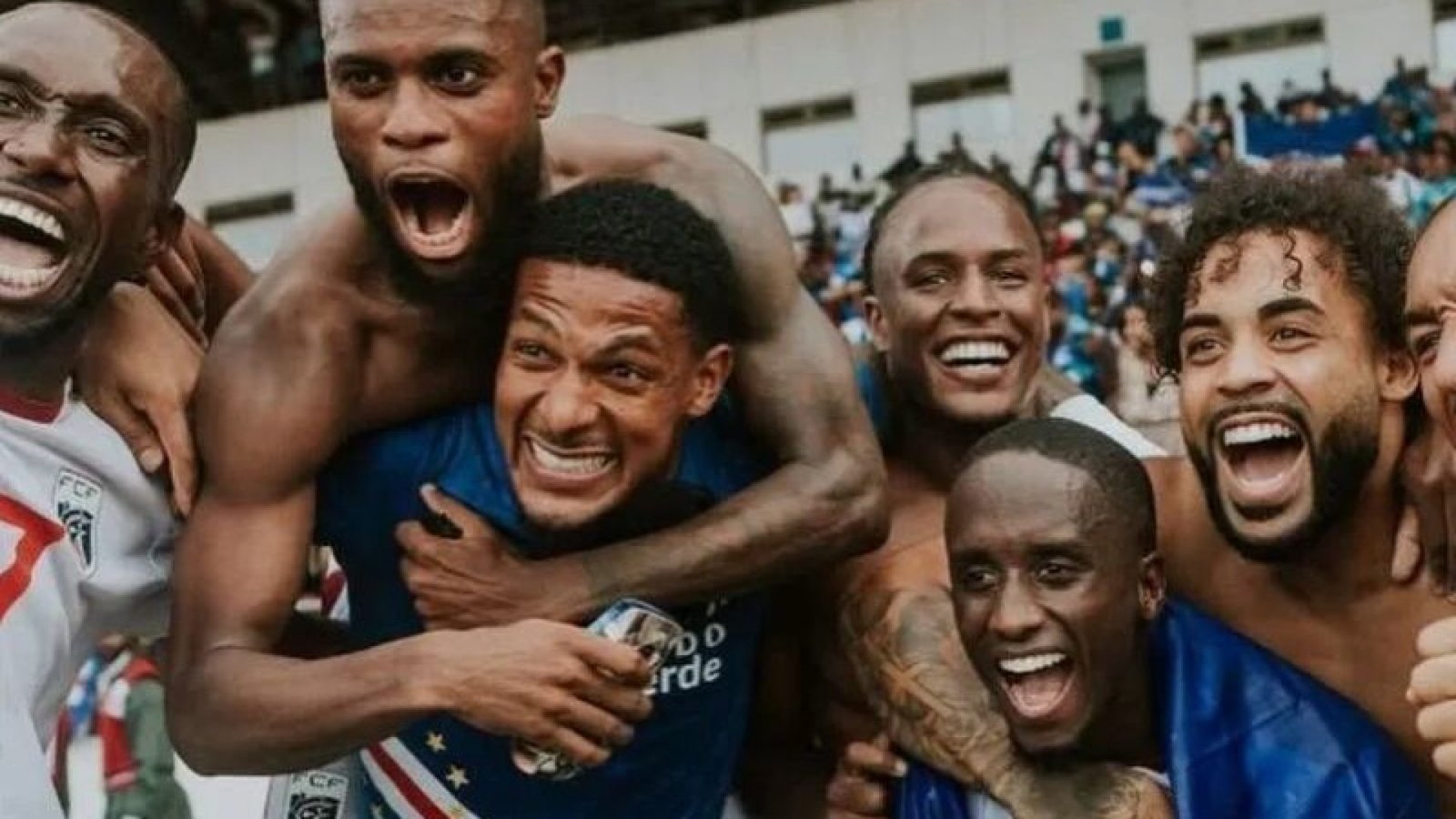 Cabo Verde celebra vaga na Copa - Foto: Divulgação/Federação Cabo-Verdiana de Futebol