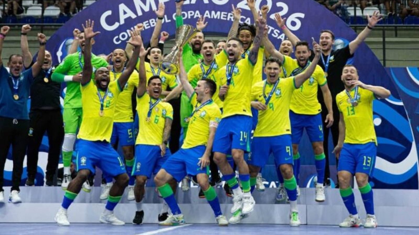 Brasil conquistou mais uma Copa América de Futsal  - Foto: Staff Images/CBF